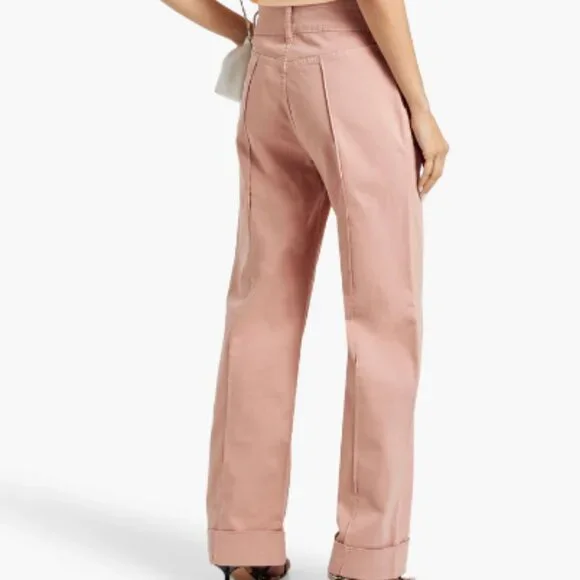 FRAME 70's cotton-blend twill straight-leg pants - Picture 2 of 8